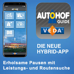 Autohof Guide Hybrid-App für iPhone und Smartphone