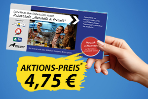 Direkt sparen mit dem Rabattheft Autohöfe & Freizeit