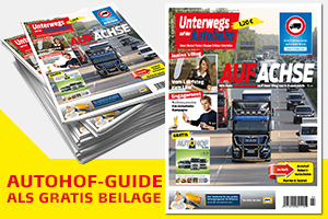 Unterwegs auf der Autobahn mit AUTOHOF GUIDE als Gratis-Beilage