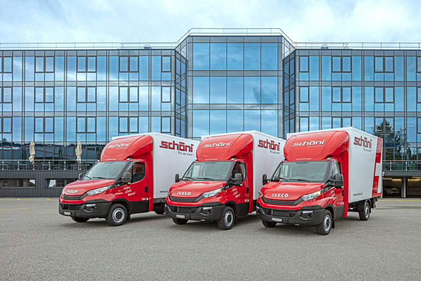 Das Transport- und Logistikunternehmen Schöni Transport AG in Rothrist, Kanton Aargau ist einer der ersten Kunden, das den neuen MICHELIN AGILIS 3 im Einsatz hat 