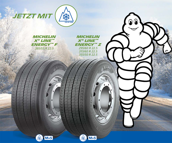 MICHELIN X® Line™ Energy™: Kraftstoffeffizient in den Winter durchstarten