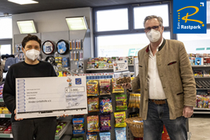 Euro Rastpark spendet 3.000,- € an die Aktion Kinder-Unfallhilfe e.V.