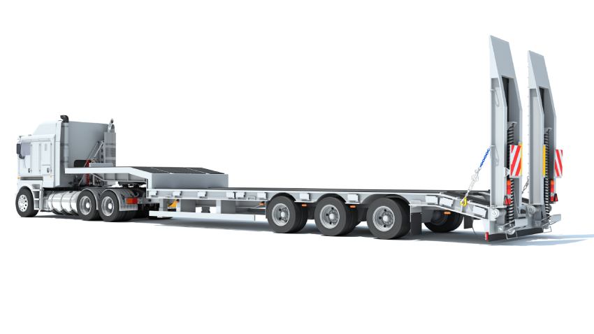 Tieflader Transport - Bild: © 3D Horse - stock.adobe.com