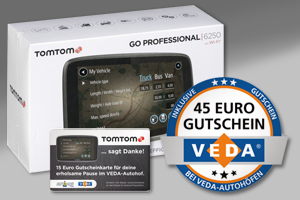 TomTom Gutscheine bei VEDA-Autohöfen