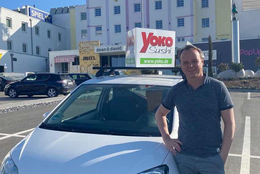 Sieben Lieferwagen und 15 neue Arbeitsplätze: Autohof-Pächter Kay Nekolny hat in Bad Rappenau deutschlandweit das erste Sushi-Konzept an der Autobahn an den Start gebracht. 