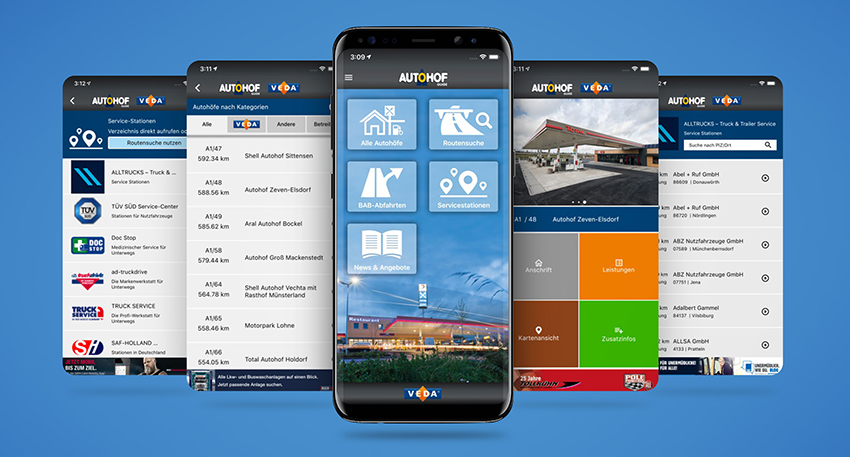 Die neue Autohof Guide Hybrid-App ist für Android und iOS erhältlich!